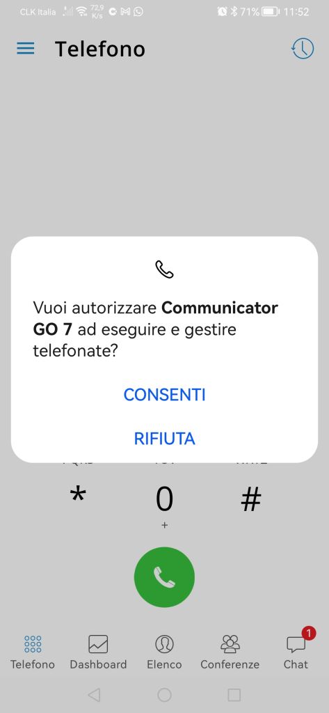 telefono Communicator Go 7 telefono Communicator Go 7
