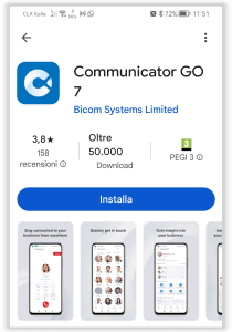 Installazione Communicator GO